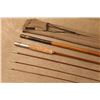Image 2 : Winchester No. 6050 Bamboo 3 Piece 9' Fly Fishing Rod With Cloth Bag & Bamboo Tip Tube