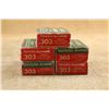 Image 10 : Five Vintage Boxes Of Remington Kleanbore .303 Savage Express 180 Grain Ammunition