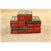 Image 12 : Five Vintage Boxes Of Remington Kleanbore .303 Savage Express 180 Grain Ammunition