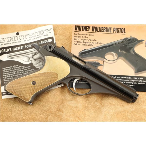 Whitney Firearms Autoloader Wolverine .22 Lr 4.75" Semi-automatic Pistol, 1956-1957 C&r