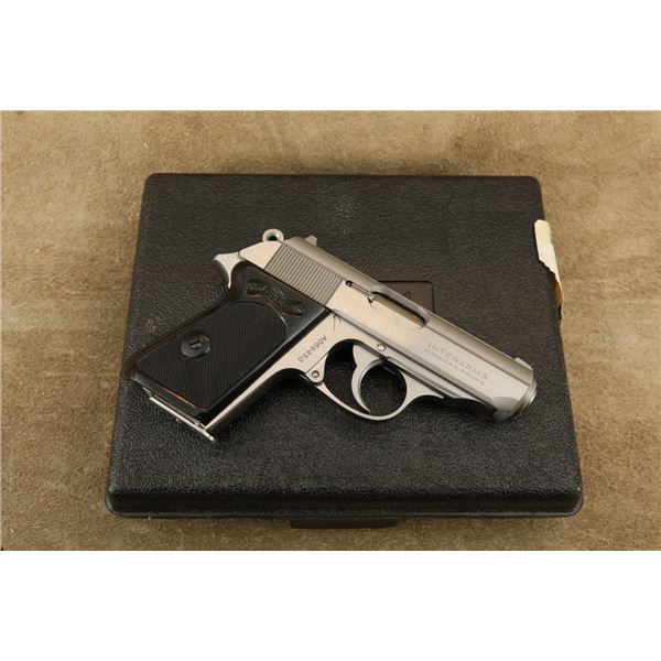 Boxed Walther Interarms Usa Ppk Stainless 9mm Kurz .380 Acp 3.25" Semi Automatic Pistol, 1993