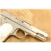 Image 18 : Colt Model 1903 Pocket Hammerless 3 3/4" Nickel .32 Acp Semi-automatic Pistol, 1923 C&r