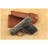 Image 5 : Colt Model 1908 Vest Pocket Hammerless 2" .25 Acp Semi-automatic Pistol & Holster, 1918 C&r