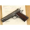 Image 7 : Pre-war Colt Government Model National Match 1911 5" .45 Acp Semi-automatic Pistol, 1935 C&r