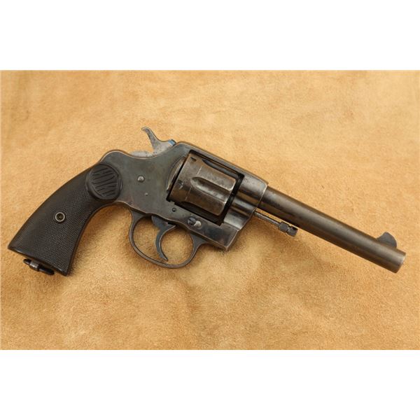 Scarce Colt New Service Model 5.5" .44 Russian Sa/da Double Action Revolver, 1905 C&r