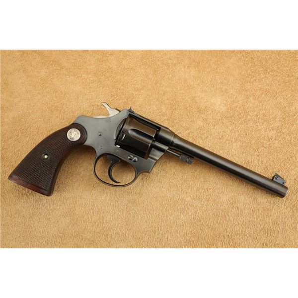 Colt Police Positive Target C Model 6" .22 Long Rifle Lr Double Action Revolver, 1931 C&r