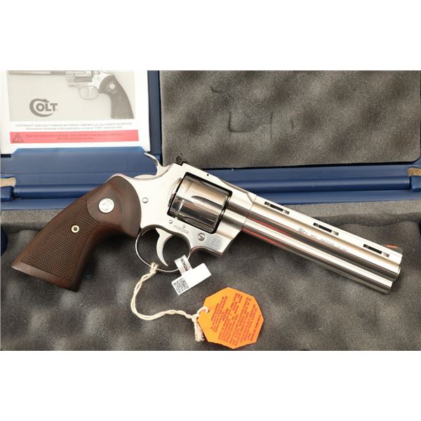 Colt Python Python-sp6wts 6" Stainless .357 Magnum Double Action Revolver & Box
