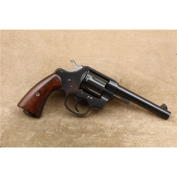 U.S. Army Model 1909 Colt New Service 5.5" .45 Lc Military Double Action Revolver, 1911 C&r