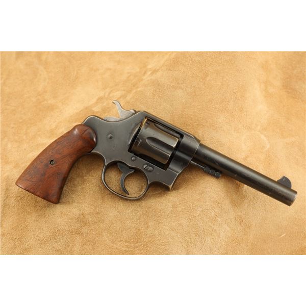 Custom Wwi Colt British Empire New Service .45 Acp Double Action Revolver, 1914 C&r