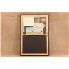 Image 5 : Vintage 1903 Wright Flyer Fabric 44/50 19x13 Framed Back Steel Pier Provenance Document Display