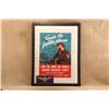 Image 1 : Vintage 1942 Wwii Usaaf Ground Observer 24x32 Framed 20x28 Poster Aws Civilian Planespotter Patch