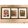 Image 1 : Vintage 1940s Wwii Aviation Homefront 18x22 Gallery Matched Framed Poster Sign & Cover 3-piece Lot