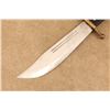 Image 5 : Wwii Era Kinfolks V44 Pilot Survival Knife 9.5" Bowie Blade With Original Leather Sheath