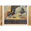 Image 3 : Original 1940s United States Army Air Forces "o'er The Ramparts We Watch" 19" X 25" Poster