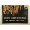 Image 3 : Original 1944 Wwii "under The Shadow Of Their Wings..." 26.75" X 37" Poster