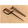 Image 2 : Original Wwi U.S. Model 1917 L.F.&c. Trench Knife Jewell 1918 Leather Scabbard With Maxim Hardware