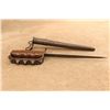 Image 4 : Original Wwi U.S. Model 1917 L.F.&c. Trench Knife Jewell 1918 Leather Scabbard With Maxim Hardware