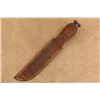 Image 13 : Western G46-8 Shark Wwii Fighting Knife Bowie Style With Original Double Stitch Sheath
