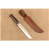 Image 1 : Western G46-8 Shark Wwii Fighting Knife Bowie Style With Original Double Stitch Sheath