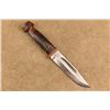 Image 2 : Wwii Ka-bar 5" Fighting Knife Personalized 1942 Robert Schmidt 1st Recon Troop With Sheath