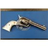 Image 1 : J. Adams Engraved Colt 3rd Gen Single Action Army Saa Nickel .44-40 Wcf 4 3/4" Revolver, 1994