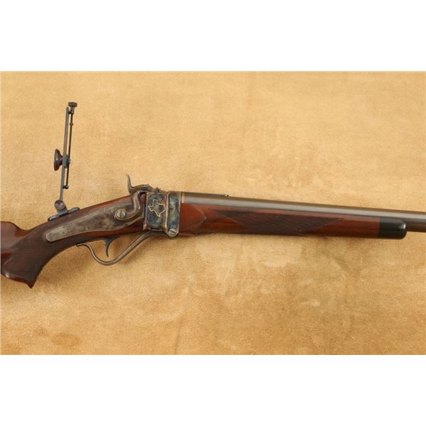 Engraved Axtell Rifle Co. Model 1877 Sharps 34" .45-70 Gov't Falling Block Single Shot, 1990s
