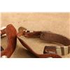 Image 15 : Crockett Cowboy Spurs M. Monroy Silver Buckles A.L. Pappas Tooled Straps Western Set