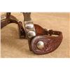 Image 11 : Crockett Western Spurs Tooled Leather Silver Accents North & Judd Buckles Vintage Set