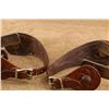 Image 13 : Crockett Western Spurs Tooled Leather Silver Accents North & Judd Buckles Vintage Set