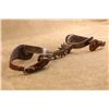 Image 9 : Crockett Western Spurs Tooled Leather Silver Accents North & Judd Buckles Vintage Set