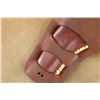 Image 20 : Heiser No. 1710 Rh Holster And No. 53 Cartridge Belt For 5.5" Saa In .45 Colt