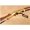 Image 16 : Uberti Winchester 1866 "yellow Boy" Non-firing Miniature Carbine 47% Scale Brass Frame & Box
