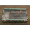 Image 1 : Marble's Gun Sights Advertising Display Cabinet Lot: 61 Front Sights 50nr 34w, 14r Bases, 63m Rears