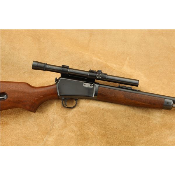 Postwar Winchester Model 63 .22 Lr 23" Semi-auto Rifle & Weaver B4 Scope, Mfd 1956 C&r