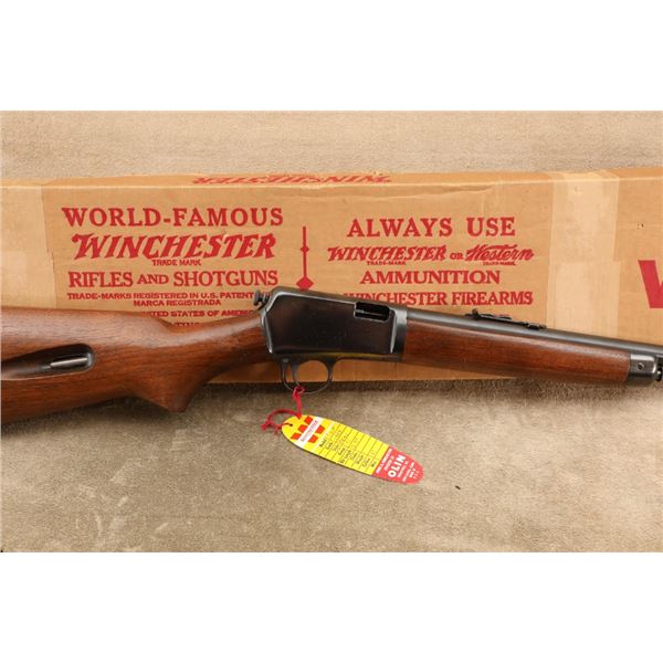 Postwar Winchester Model 63 .22 Lr 23" Semi-auto Rifle & Serial Matching Box, Mfd 1953 C&r