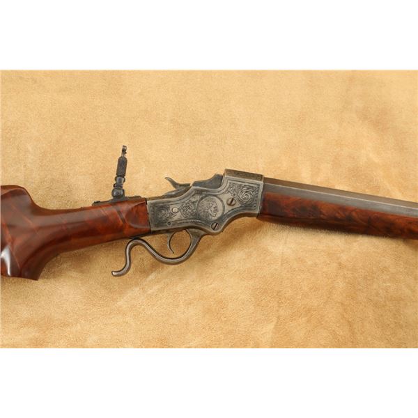 Custom Engraved Stevens A&t Co. "ideal" No. 44 .22 Lr 26" Single Shot Rifle, 1894-1915 C&r