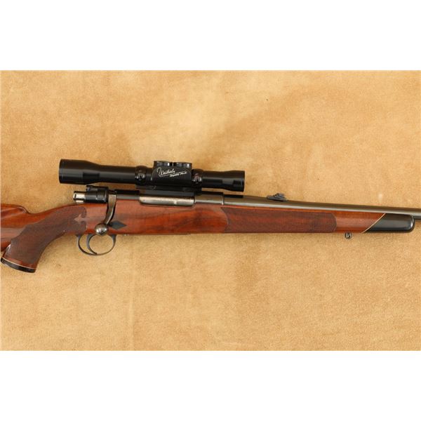 3 Digit Weatherby South Gate Pre-mark V .375 Wby Mag 26" Bolt Rifle & Wby Scope, 1950 C&r