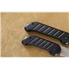 Image 2 : Pair Of Navy Seal "black Knife" Style Folding Automatic Knives, Sterile Markings