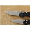 Image 5 : Pair Of Navy Seal "black Knife" Style Folding Automatic Knives, Sterile Markings
