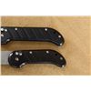 Image 6 : Pair Of Navy Seal "black Knife" Style Folding Automatic Knives, Sterile Markings
