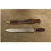 Image 1 : Antique Civil War 1862 Us Collins Hartford Hospital Corps Knife Rare 1st Pattern Leather Scabbard