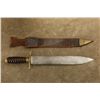 Image 3 : Antique Civil War 1862 Us Collins Hartford Hospital Corps Knife Rare 1st Pattern Leather Scabbard