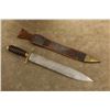 Image 4 : Antique Civil War 1862 Us Collins Hartford Hospital Corps Knife Rare 1st Pattern Leather Scabbard