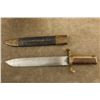Image 4 : Antique Civil War 1863 Usn Dahlgren Bowie Bayonet Ames 12" Knife Dr Marked W Scabbard