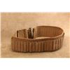 Image 10 : Antique 1890s U.S. Navy Mills 34.5" Canvas Cartridge Belt, Embossed Liberty Cap Brass Buckle