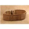 Image 11 : Antique 1890s U.S. Navy Mills 34.5" Canvas Cartridge Belt, Embossed Liberty Cap Brass Buckle