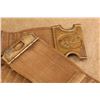 Image 15 : Antique 1890s U.S. Navy Mills 34.5" Canvas Cartridge Belt, Embossed Liberty Cap Brass Buckle