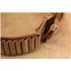 Image 16 : Antique 1890s U.S. Navy Mills 34.5" Canvas Cartridge Belt, Embossed Liberty Cap Brass Buckle
