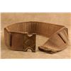 Image 1 : Antique 1890s U.S. Navy Mills 34.5" Canvas Cartridge Belt, Embossed Liberty Cap Brass Buckle