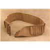 Image 5 : Antique 1890s U.S. Navy Mills 34.5" Canvas Cartridge Belt, Embossed Liberty Cap Brass Buckle
